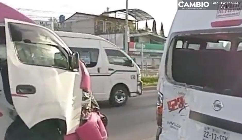 Choque entre rutas S25 y S23 deja cinco lesionados en Forjadores (VIDEO)