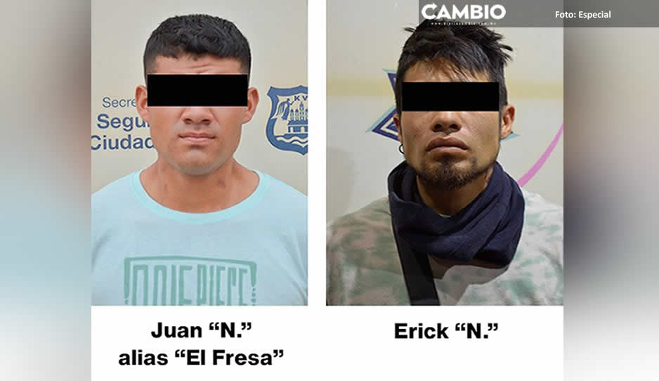 Detienen a multiasaltantes de Oxxos en Puebla capital (VIDEO)