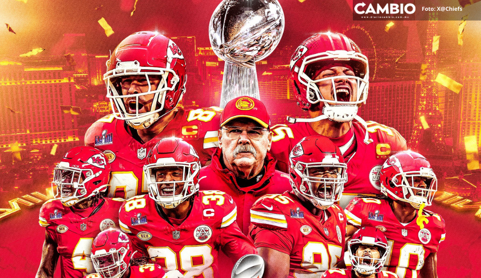 ¡Tricampeón! Chiefs gana Super Bowl LVIII; arrasa 25-22 vs 49ers
