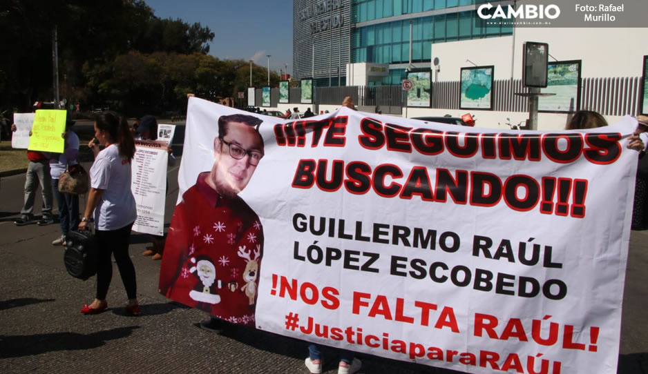 Familia de Guillermo Raúl ya no se manifestará tras un mes de su desaparición en Amozoc (VIDEO)