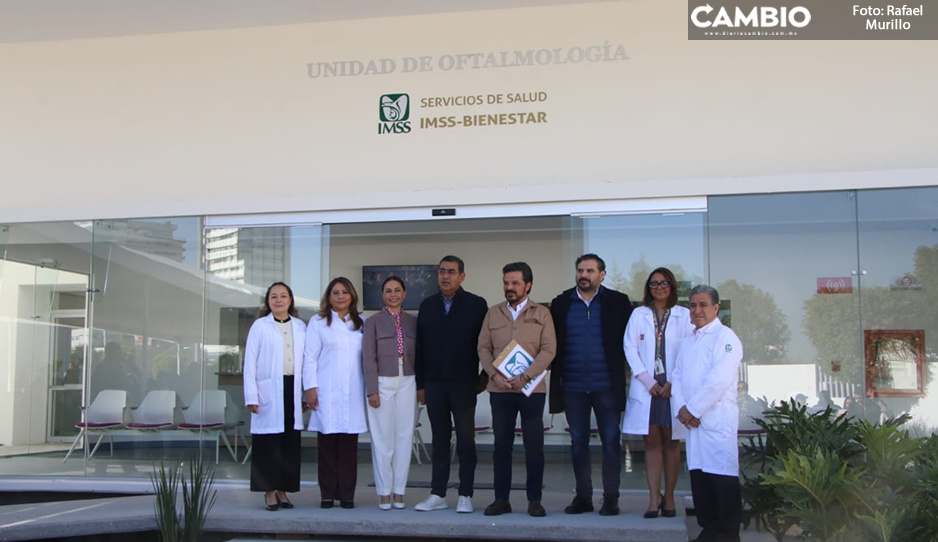 Inauguran Sergio Salomón y Zoé Robledo Unidad de Oftalmología en Hospital General de Cholula (VIDEO)