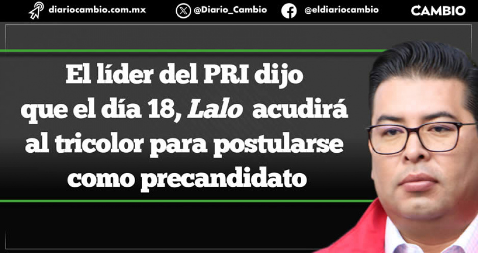 Lalo se registrará por el PRD, PAN y PRI del 14 al 18 de diciembre: Néstor