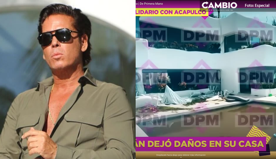 Vidrios y muebles rotos; Roberto Palazuelos muestra cómo quedó su casa de Acapulco por Otis (VIDEO)