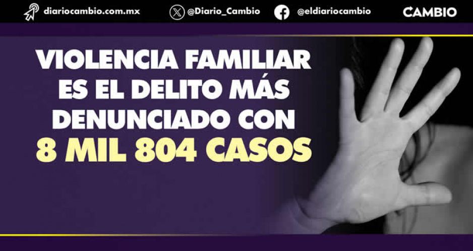 Cada 48 minutos una poblana fue víctima de un delito en Puebla durante el 2023