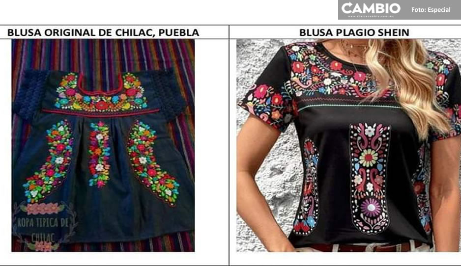 Artesanos de San Gabriel Chilac denuncian plagio de bordados tradicionales por parte de Shein