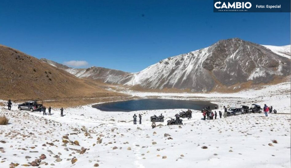 ¡Hasta nuevo aviso! Cierran ingreso al Nevado de Toluca por frente frío (VIDEO)
