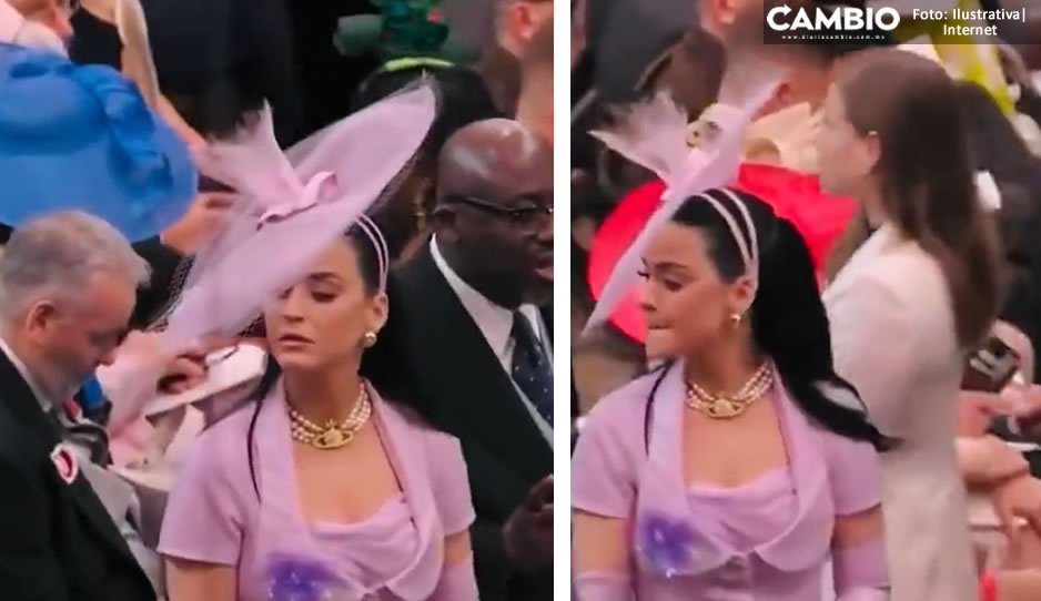 ¿Y su lugar? Katty Perry se pierde en busca de su asiento en la coronación de Carlos III (VIDEO)
