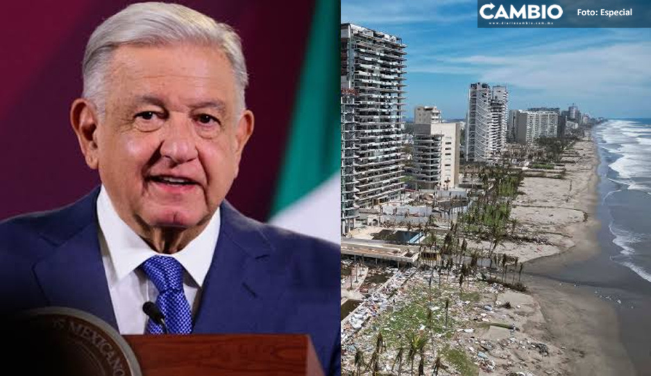 “Ya hay muchas casas” AMLO asegura que Acapulco ha regresado a la normalidad (VIDEO)