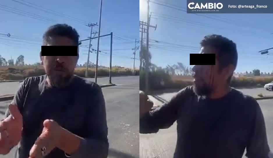 ¡Cuidado! Montachoques dispara a conductor en Bulevar Carmelitas para asaltarlo (VIDEO)