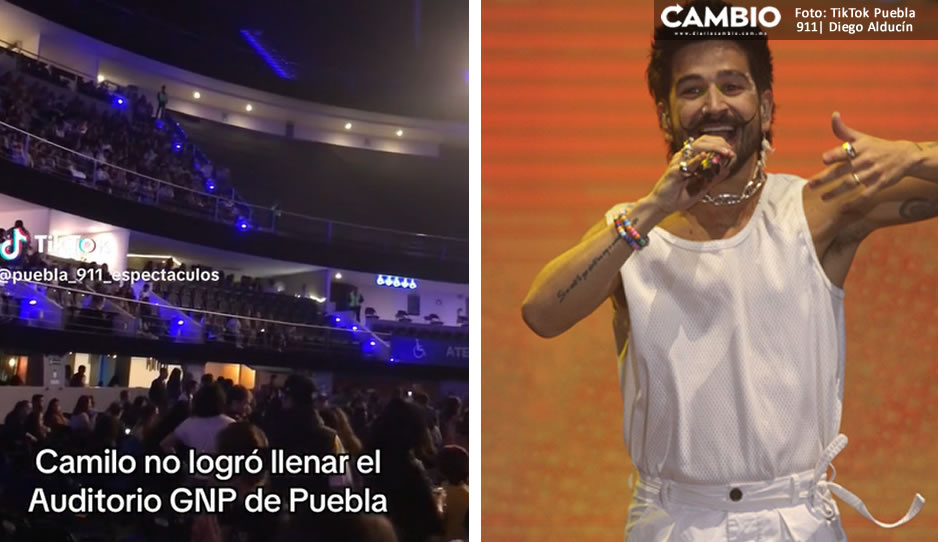 Poblanos desaíran a Camilo, ¡no llenó el Auditorio GNP! (VIDEO)