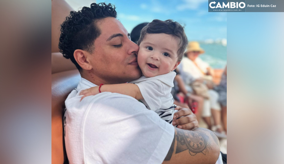 ¡Les cierra la boca! Eduin Caz demuestra con FOTO que su bebé sí se parece a él
