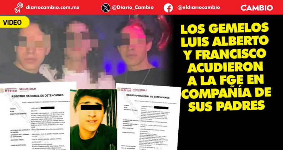 Se entregan los gemelos Fran y Luis tres semanas después de golpear brutalmente a Neto Calderón