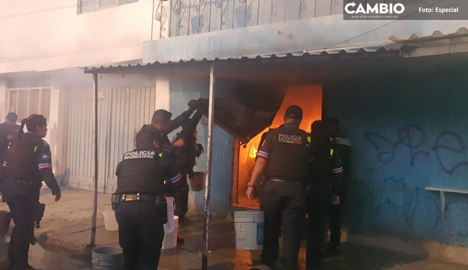 ¡Por poco mueren calcinados! Rescatan a niñitos de un incendio en Granjas del Sur