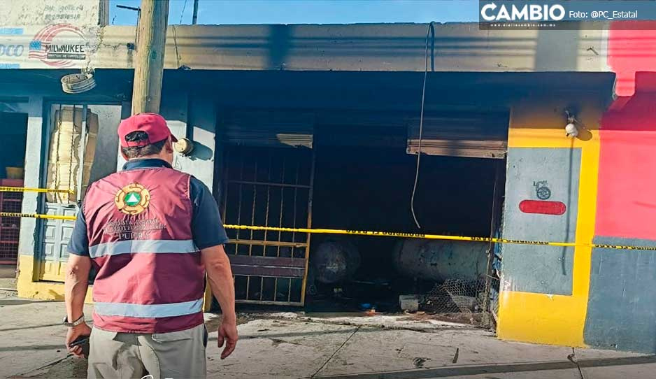 Propietario de taller de compresores que explotó en Amozoc perdió la vida