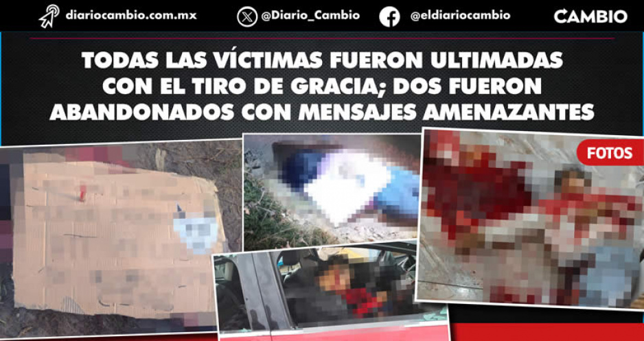 Corre sangre en la frontera Puebla y Tlaxcala: Siete personas fueron ejecutadas en tres días