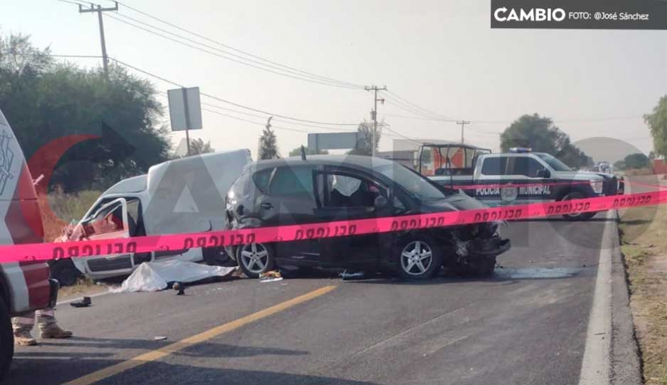 Choque en la federal PueblaTehuacán deja un muerto y dos personas heridas