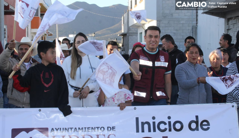 Arranca Armando Ruíz construcción de red de alcantarillado sanitario en Libres