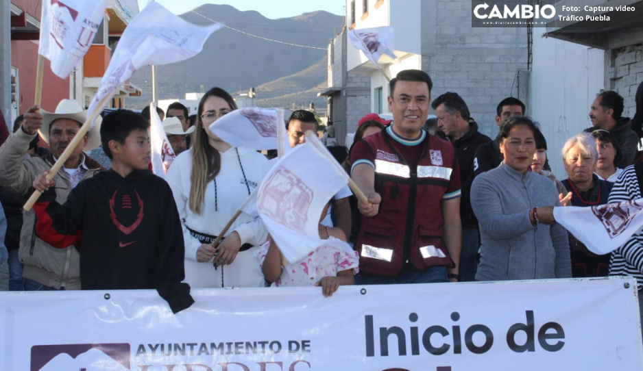Arranca Armando Ruíz construcción de red de alcantarillado sanitario en Libres