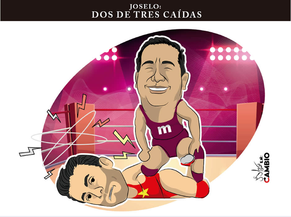MONERO JOSELO: DOS DE TRES CAÍDAS