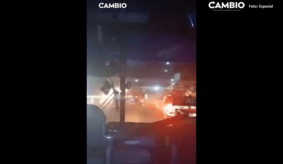 VIDEO: Vándalos atacan unidad de transporte público en El Verde