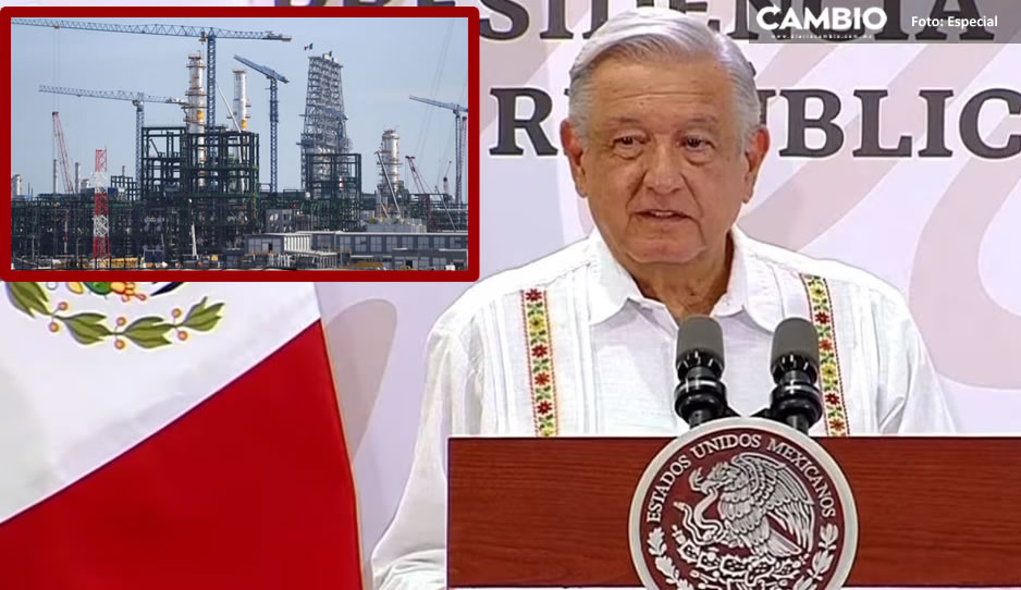 Destaca AMLO en su V Informe que desde HOY empieza la producción en refinería de Dos Bocas