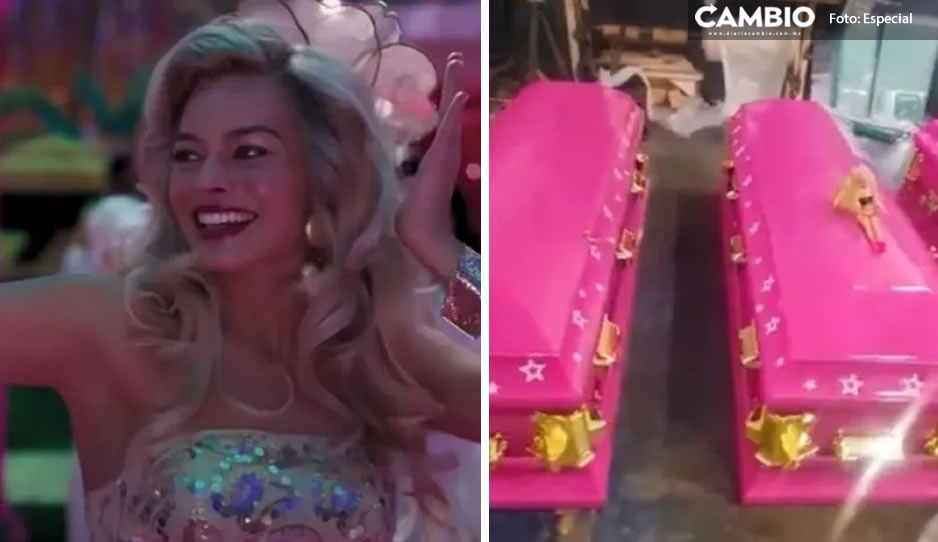 `¿Nunca han pensado en morirse?´ Funeraria enloquece con ataúdes rosas al estilo Barbie (VIDEO)