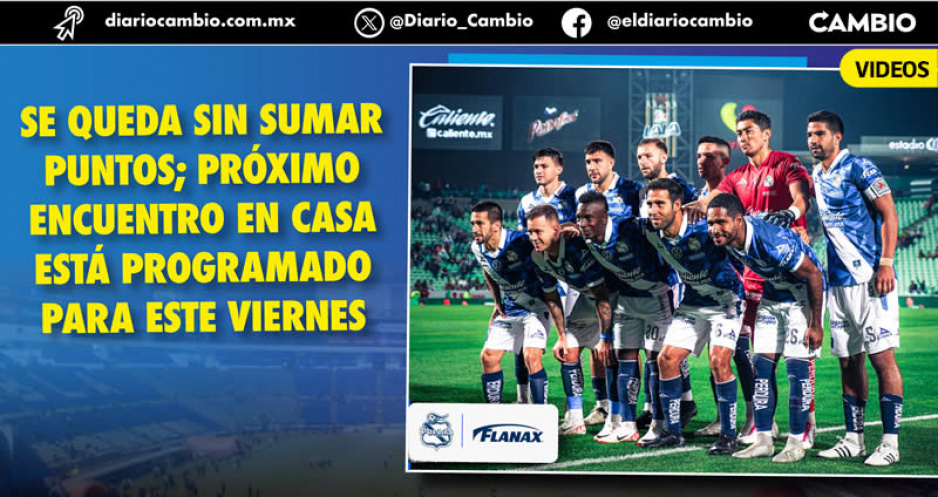 Club Puebla en crisis: Cae por goleada ante Santos y es último de la general