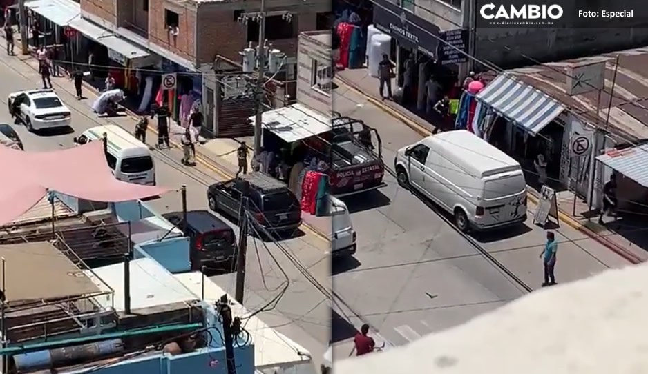VIDEO: Guardia Nacional entró con todo para capturar al comando armado en Xoxtla