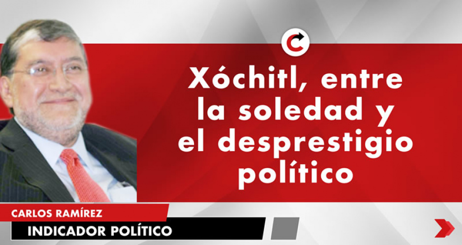 Xóchitl, entre la soledad y el desprestigio político