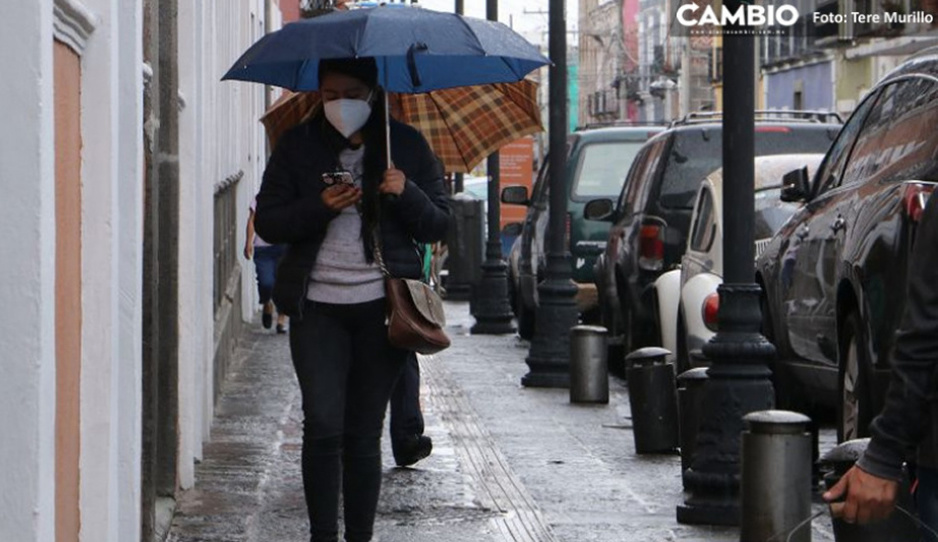 ¡Saquen los abrigos! Habrá lluvias y temperaturas bajo cero en Puebla