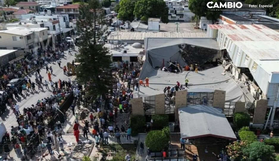 Por esta razón se desplomó el techo de la Iglesia Santa Cruz en Tamaulipas