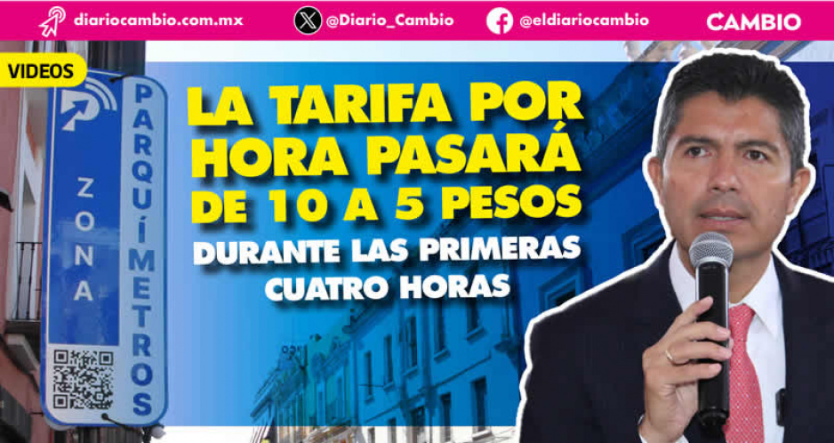 Con quinta hora gratis, Lalo quiere revivir parquímetros tras suspensión de la SCJN