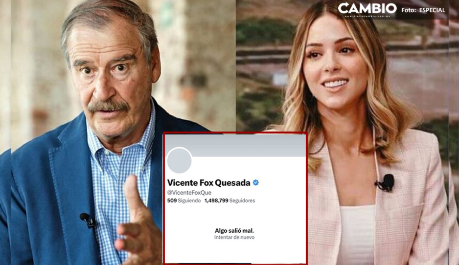 Vicente Fox desaparece de X tras denuncia por agresión a Mariana Rodríguez