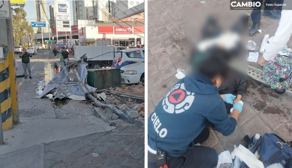 Estudiante de la BUAP perdió una pierna por culpa del chófer ebrio de Zavaleta