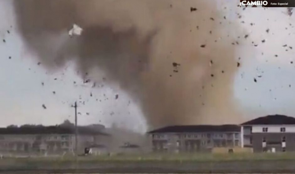 Tornado causa devastación en Estados Unidos (FUERTE VIDEO)