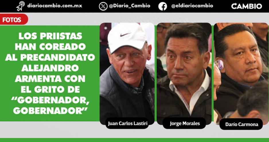Continúa la desbandada de priistas a Morena: Lastiri, Alducin y Darío Carmona con Armenta