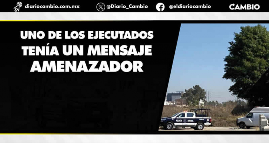 Segundo fin de semana de febrero registró dos ejecutados en el interior del estado de Puebla