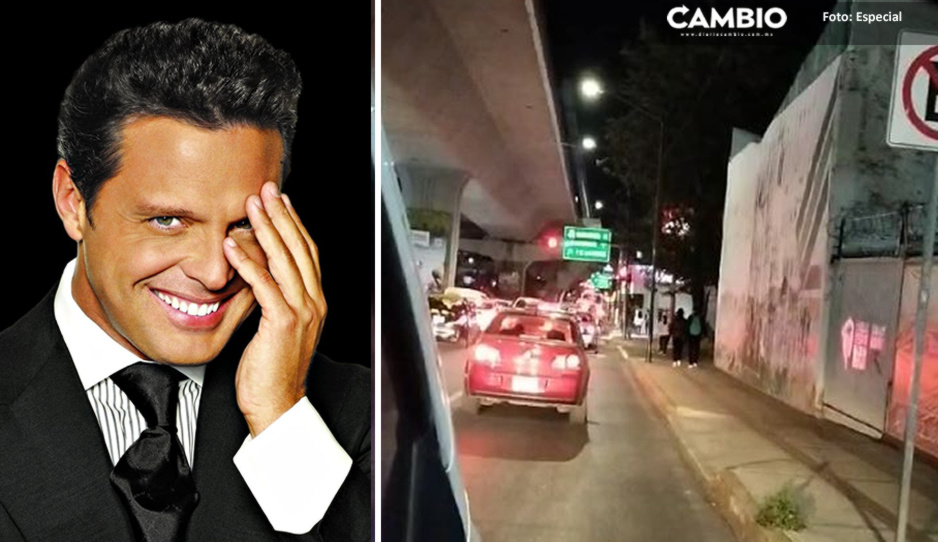 Euforia por Luis Miguel desquicia tráfico a la altura del estadio Cuauhtémoc (VIDEO)