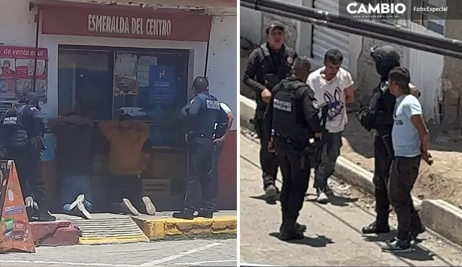 Detenidos en Xoxtla estaban armados hasta los dientes: AR-15 y tenían chalecos del CJNG