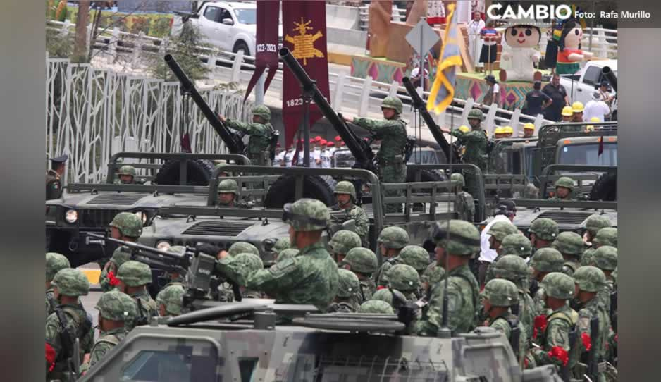 Más de 5 mil militares participaron en Desfile del 5 de Mayo (VIDEO)