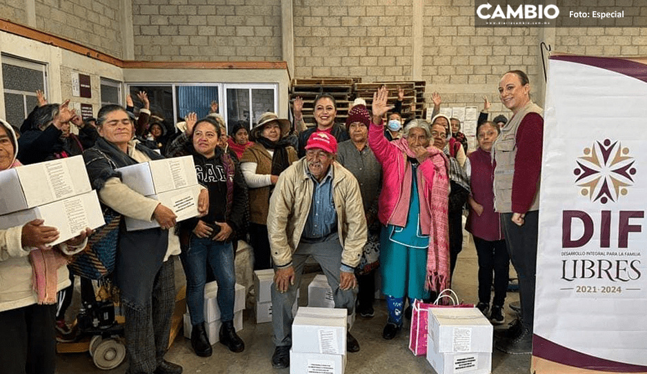 DIF Libres benéfica a 50 personas vulnerables con programa Alimentario