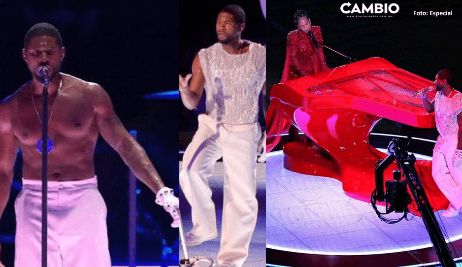 ¿Y Justin Bieber? Así fue el show de Usher en el medio tiempo en el Super Bowl 2024  (VIDEO)