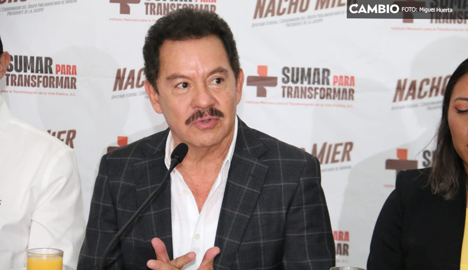 Nacho Mier asegura que prevalecerá la unidad entre aspirantes de Morena a la gubernatura de Puebla en 2024