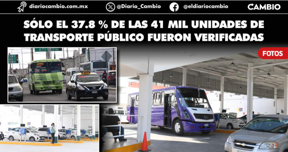 Dos de cada 3 rutas del transporte incumplieron con su verificación