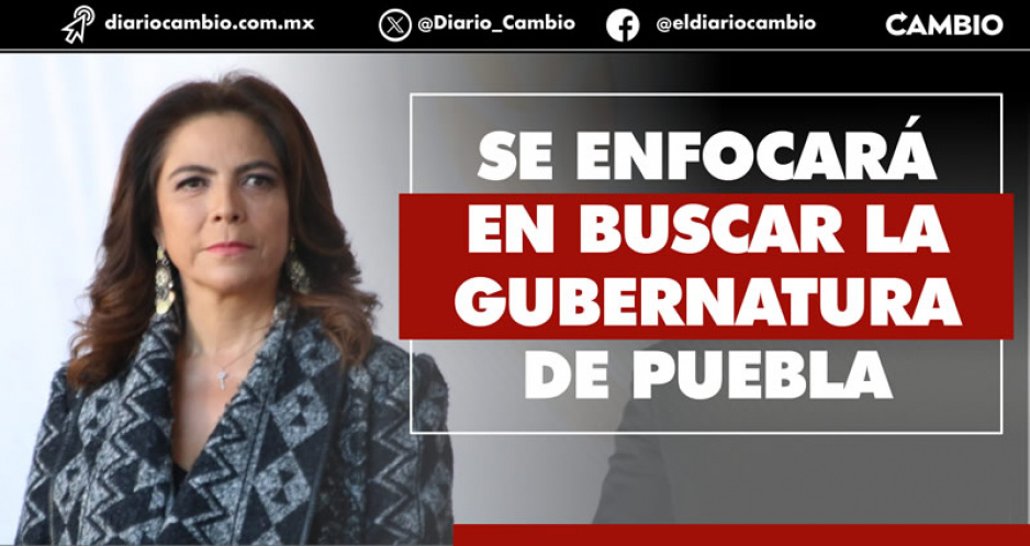 Olivia Salomón renuncia al gabinete y se mete de lleno a la contienda 2024