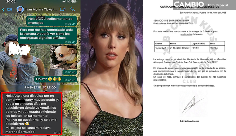Poblanas se quedan sin ver a Taylor Swift tras ser estafadas por promotor cholulteca