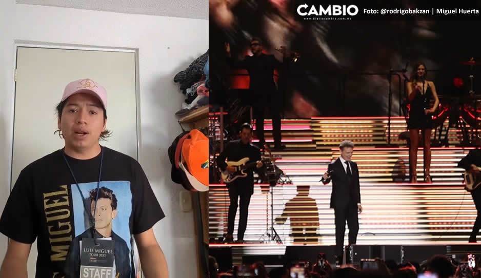Me explotaron por 200 pesos, acomodador poblano del concierto de Luis Miguel revienta contra los organizadores (VIDEO)
