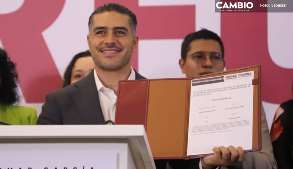 Omar García Harfuch confirma registro para el proceso interno de Morena