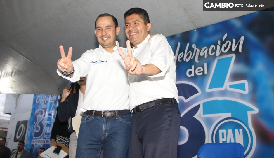 Marko Cortés cierra filas con Lalo para la gubernatura de Puebla: “es el más competitivo” (VIDEO)