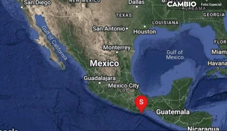 Se activan alarmas sísmicas en Puebla por sismo de magnitud 5 en Oaxaca